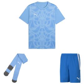 Puma Trikotsatz teamULTIMATE Kinder 3-teilig Fussball Trikot Fussballshort