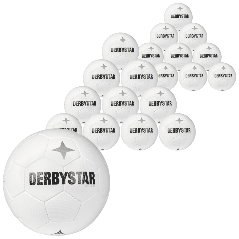 Derbystar 20er Ballpaket Brillant TT Classic 22 Fussball Grösse