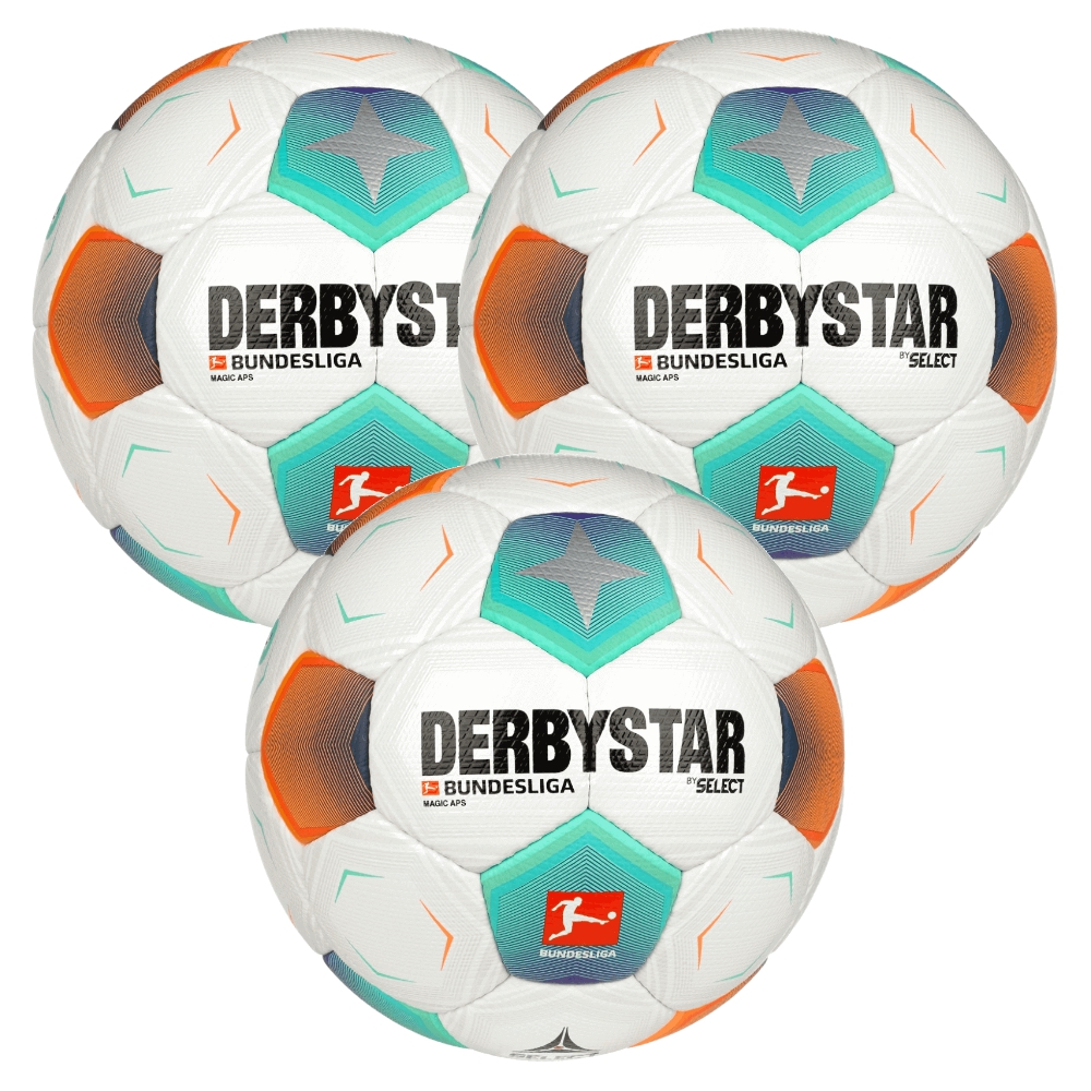 3er 2023/2024 Ballpaket Derbystar Bundesligaball Bundesliga