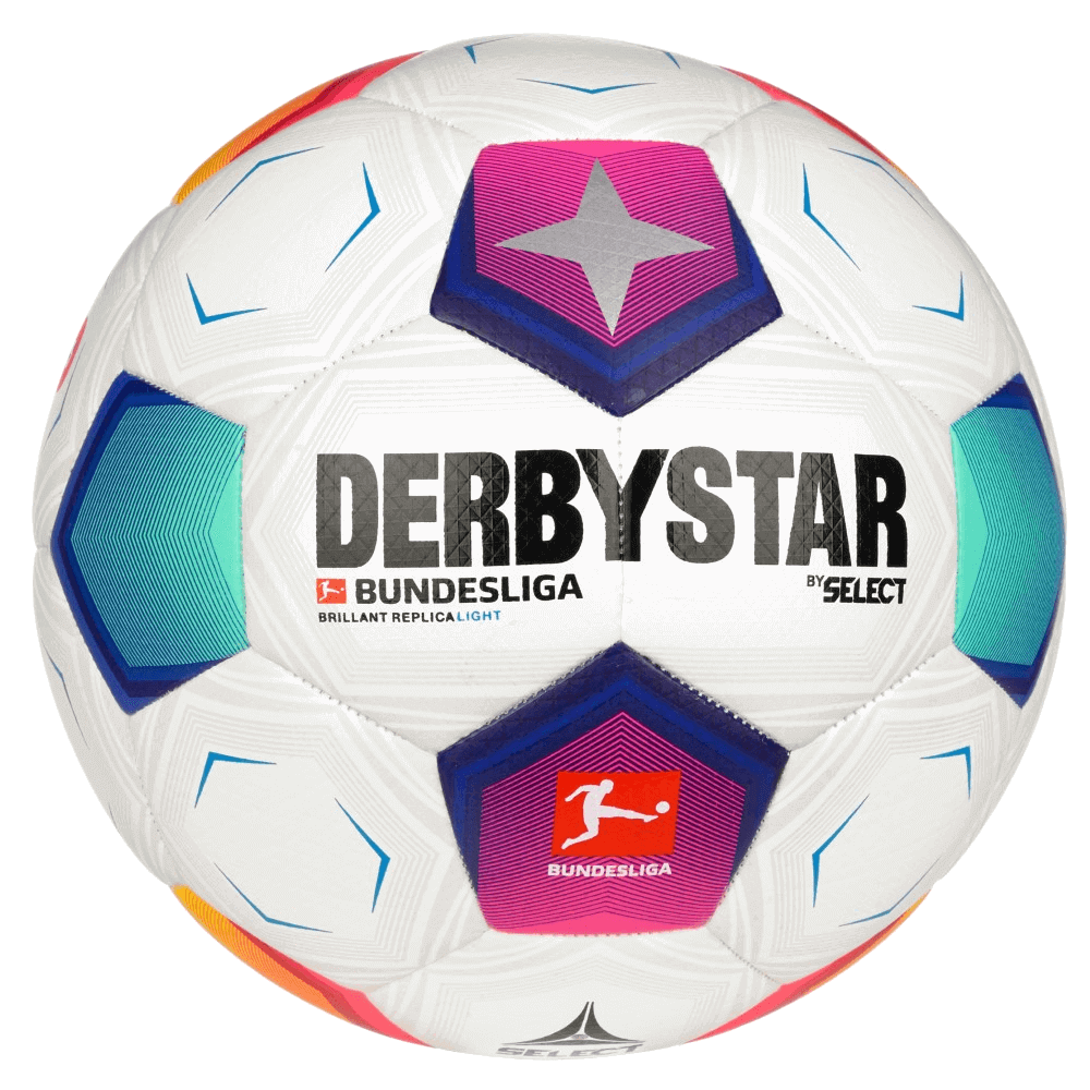 Derbystar Fussball Grösse 5 350g Bundesliga 2023/2024 Brillant Replica Light