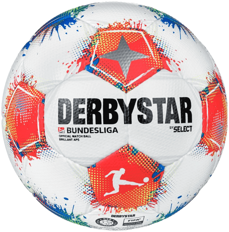 Derbystar Fussball Spielball Grösse 5 Bundesliga Brillant APS v25