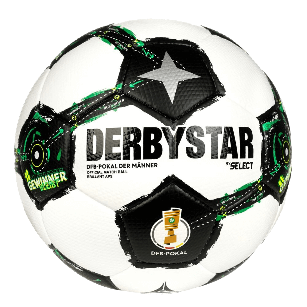 Derbystar Fussball Spielball Grösse 5 DFB Pokal Brillant APS Männer