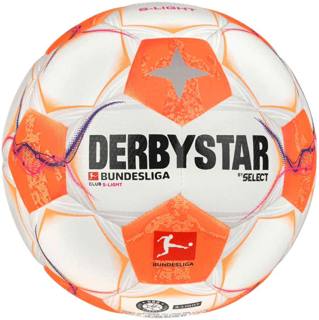 Derbystar Fussballball Grösse 3 290g Bundesliga Club S Light v24