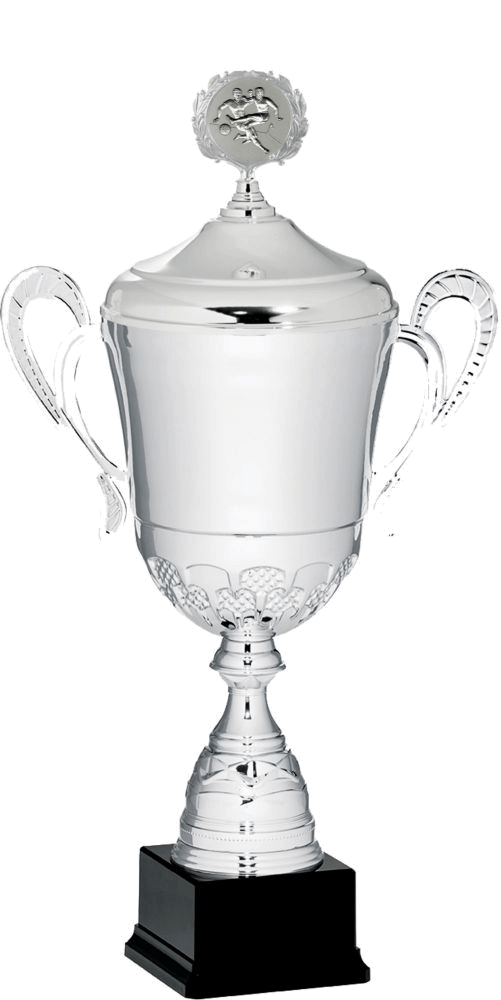 Pokal 94118 inkl. 30 Buchstaben Gravur silber