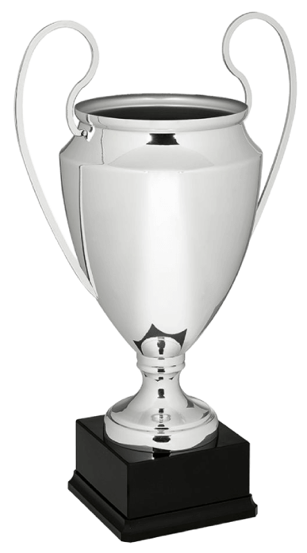 Supercup 54cm inklusiv 30 Buchstaben Gravur silber