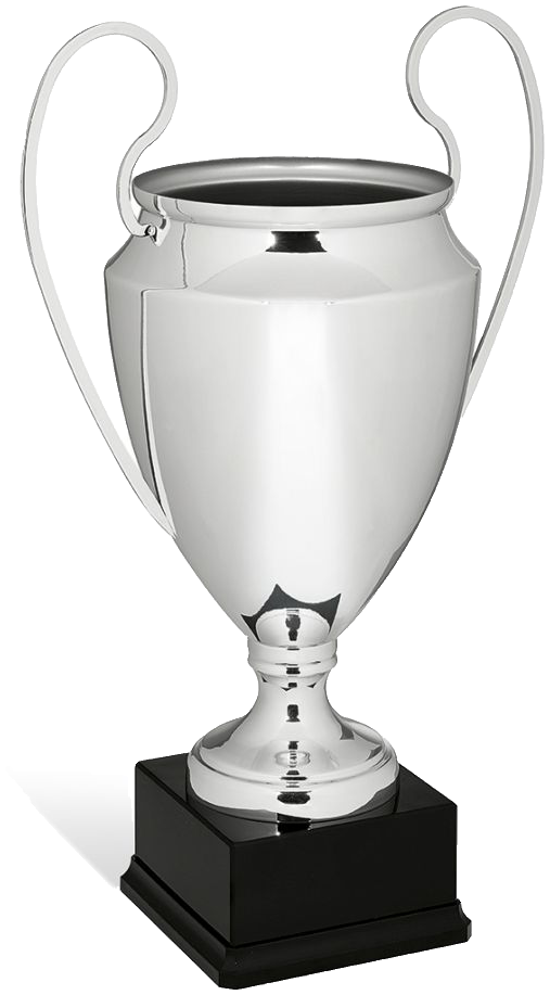 Supercup 54cm inklusiv 30 Buchstaben Gravur silber