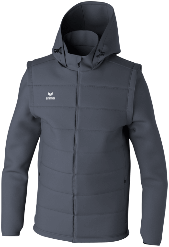 Erima 2 in 1 Jacke Team, 4XL, grau