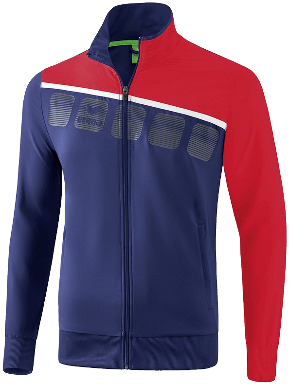 Erima 5-C Präsentationsjacke, 164, marine/rot