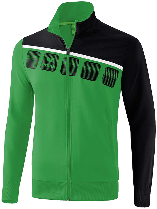 Erima 5-C Präsentationsjacke, 164, smaragd/schwarz