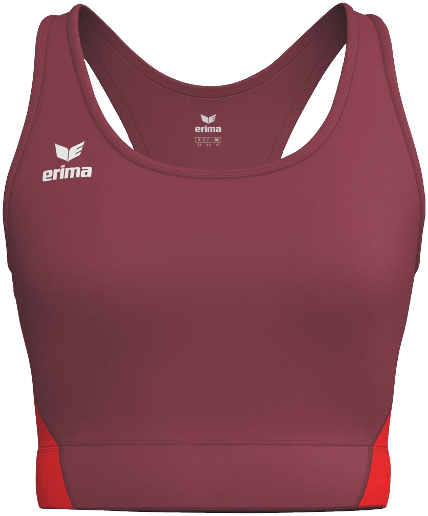 Erima Bra T&F Wings, 38, weinrot/weiß