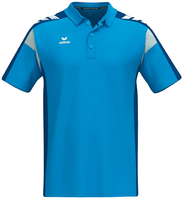 Erima Celebrate 125 Poloshirt Function, 3XL, hellblau/weiß