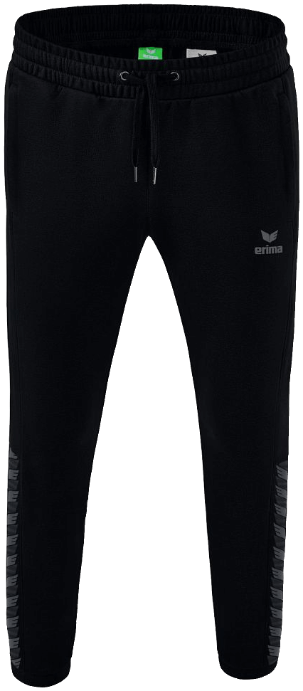 Erima Essential Team Jogginghose, 2XL, schwarz/grau
