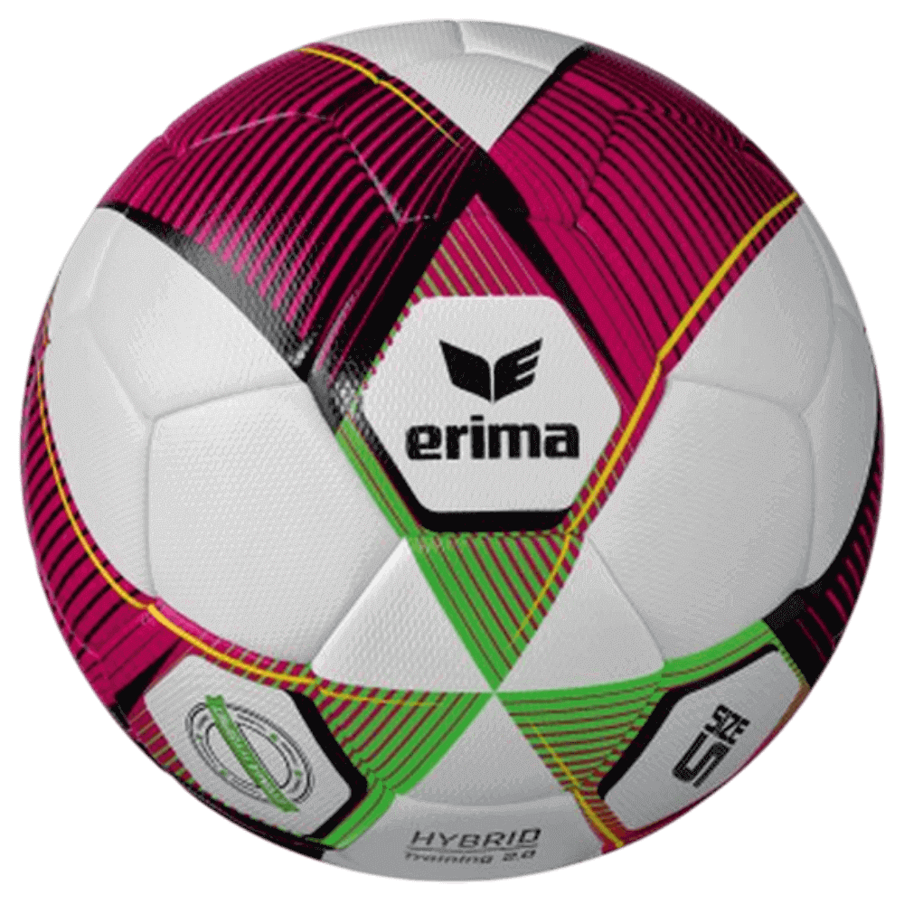 Erima Fussball Grösse 5 rot grün Hybrid Training 2.0