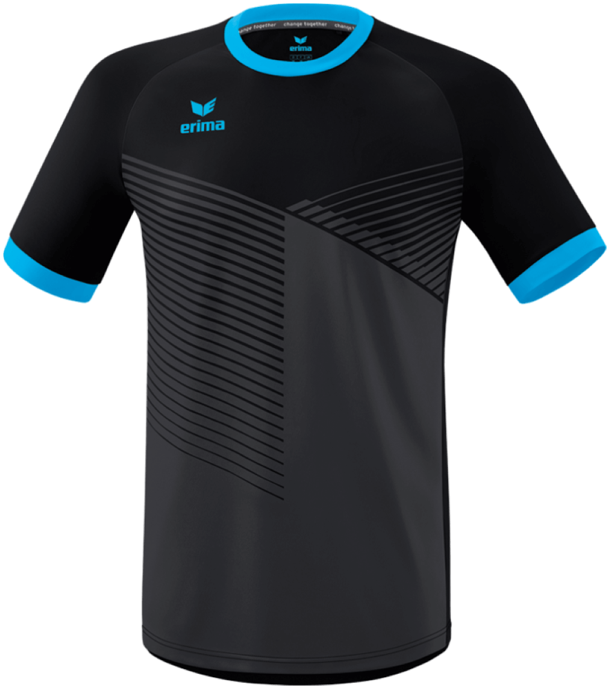 Erima Fussballtrikot Mantua, XXXL, schwarz/blau