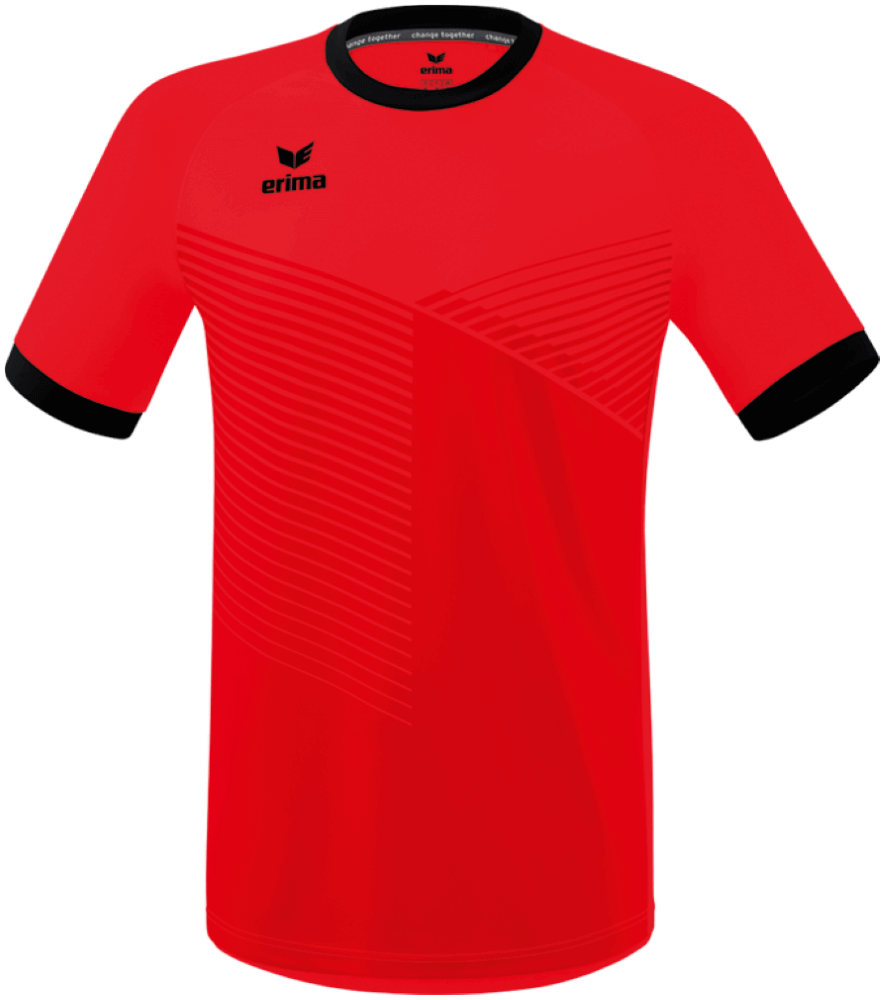 Erima Fussballtrikot Mantua, XXXL, rot/schwarz