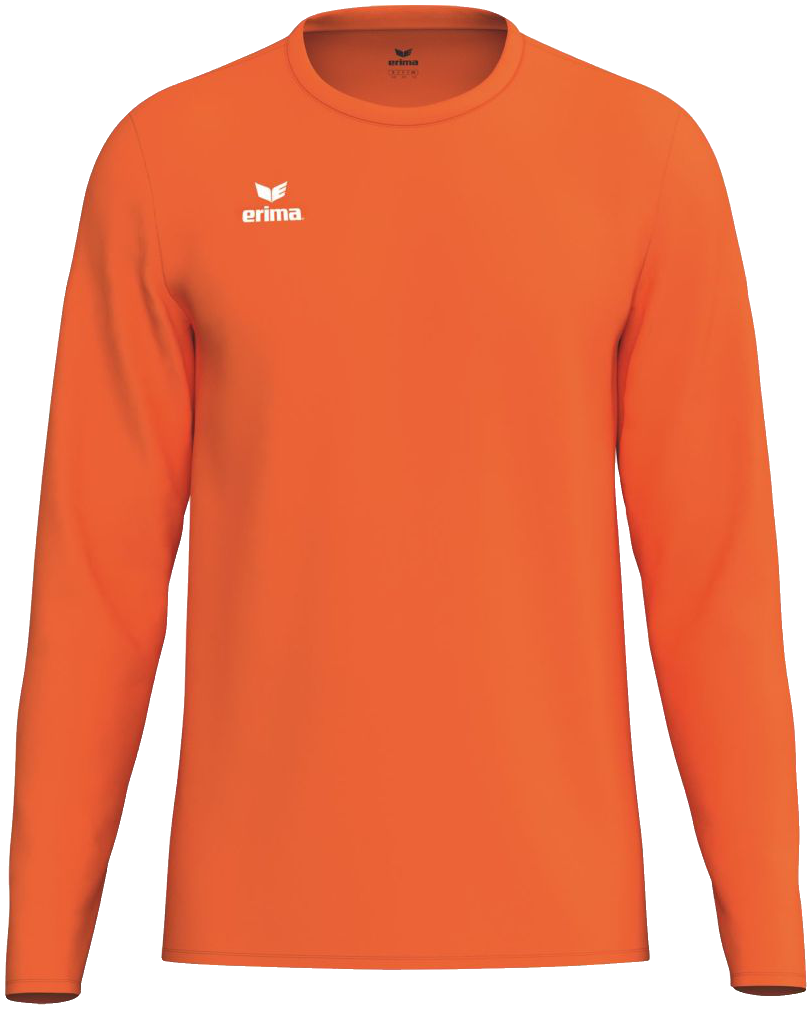 Erima Intro Longsleeve Function, 3XL, orange/weiß