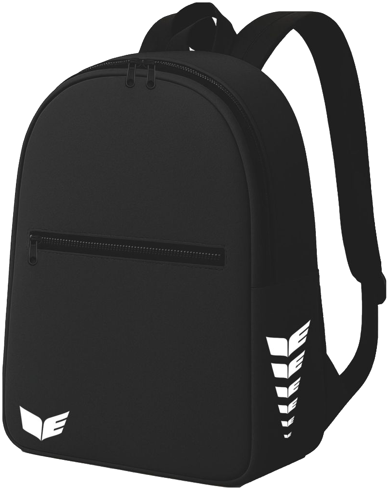 Erima Intro Rucksack, schwarz/weiß