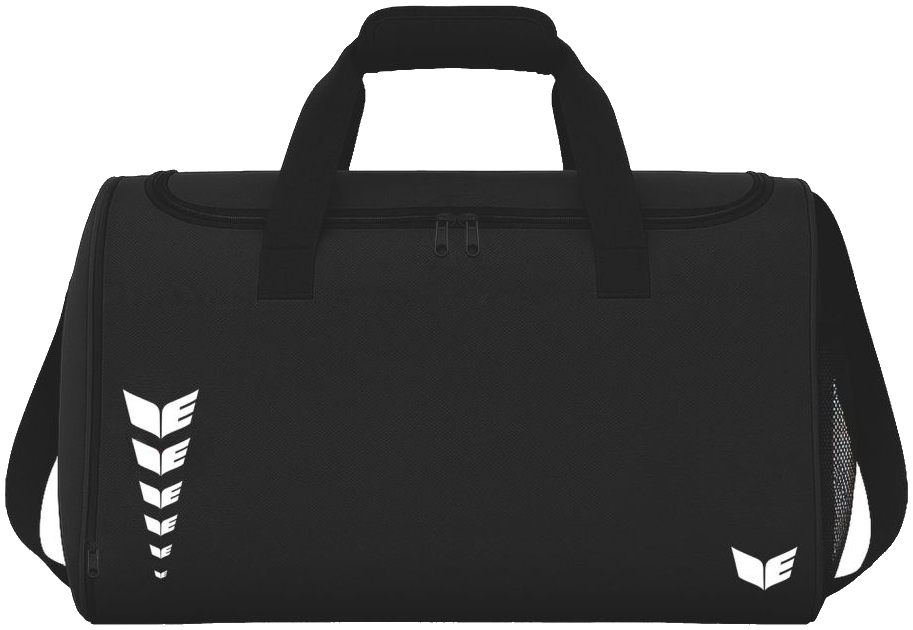 Erima Intro Sporttasche M, M, schwarz/weiß