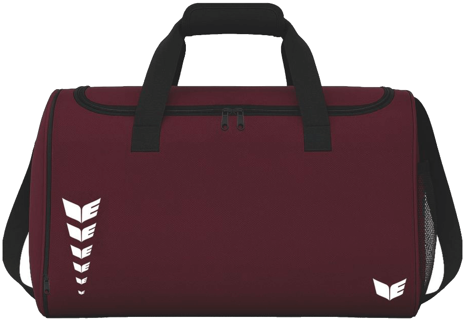 Erima Intro Sporttasche S, S, weinrot/weiß