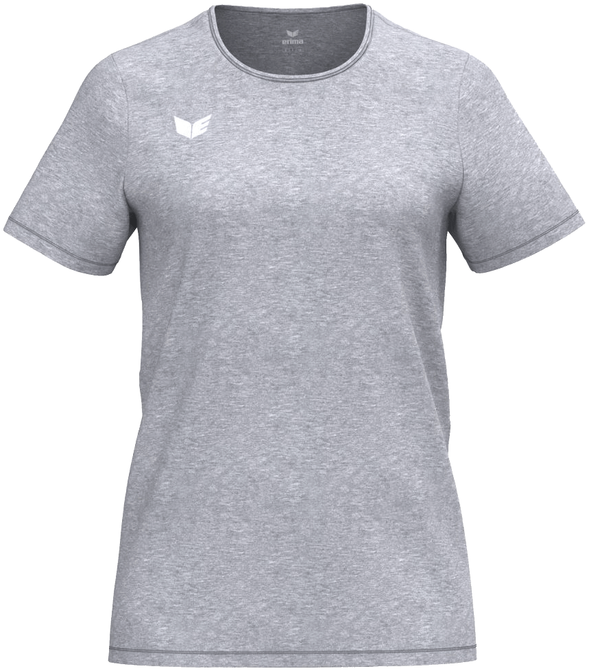 Erima Intro T-Shirt Function, 38, hellgrau/weiß