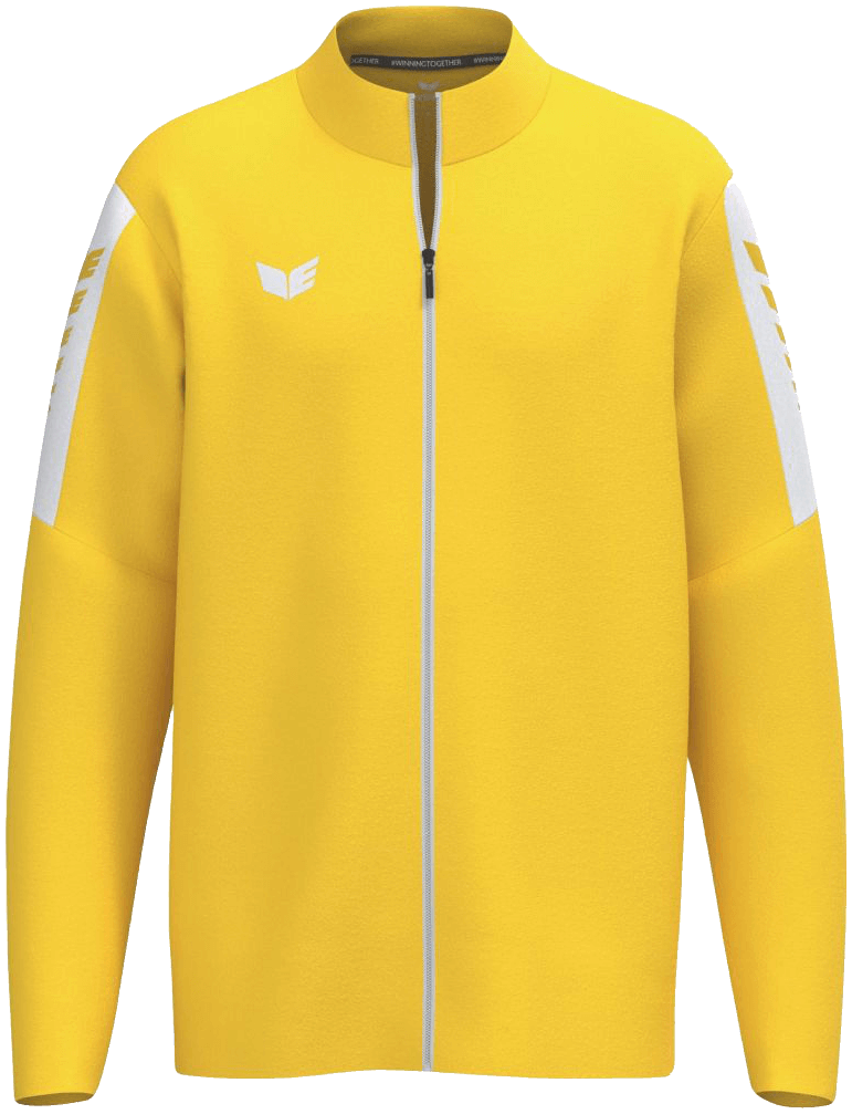 Erima Intro Trainingsjacke, 164, gelb/weiß