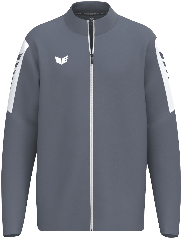 Erima Intro Trainingsjacke, 164, grau/weiß