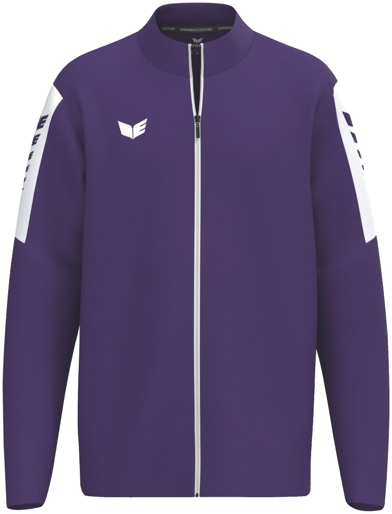 Erima Intro Trainingsjacke, 164, lila/weiß