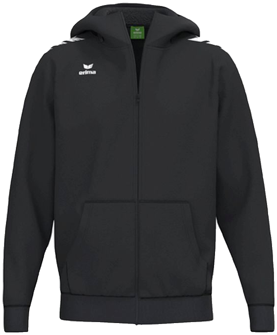 Erima Kapuzenjacke CMPT Wings, 2XL, schwarz/weiß