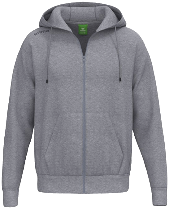Erima Kapuzenjacke TS, 5XL, hellgrau