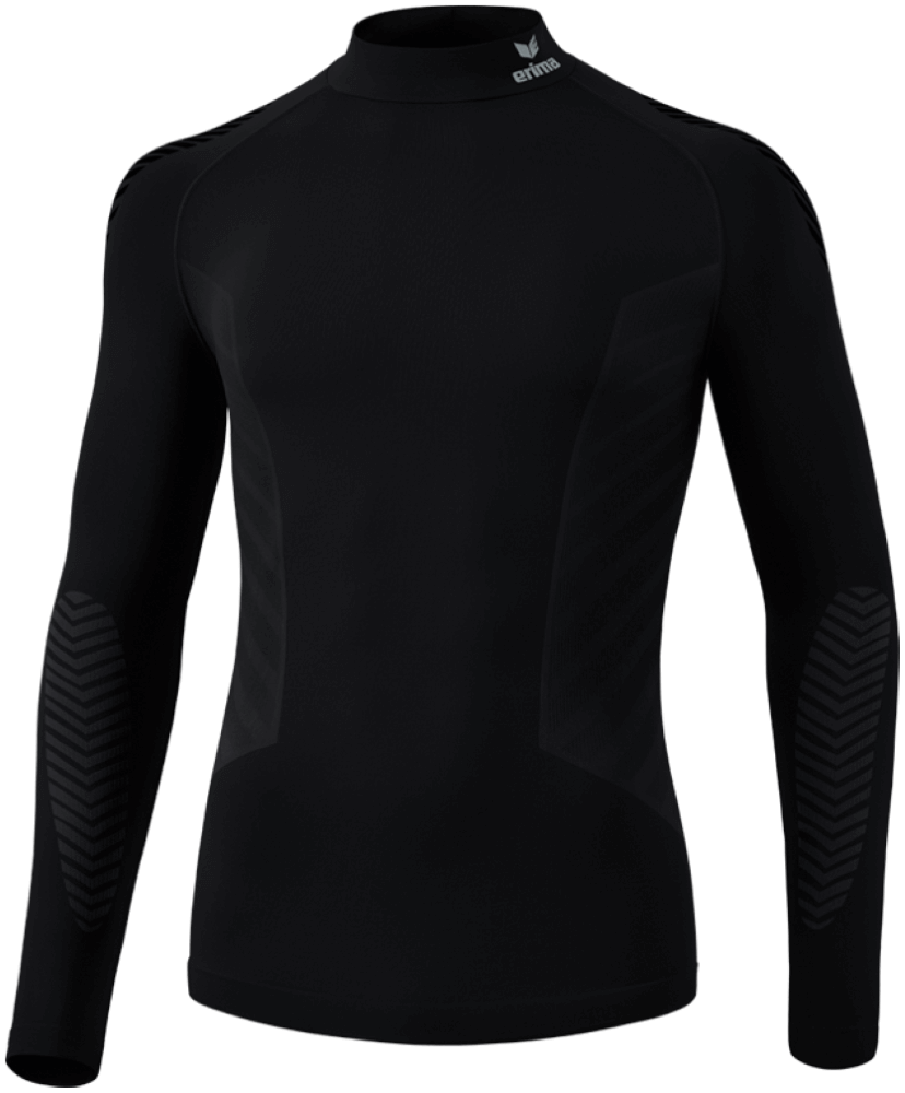 Erima Longsleeve Turtleneck Athletic, XXL, schwarz