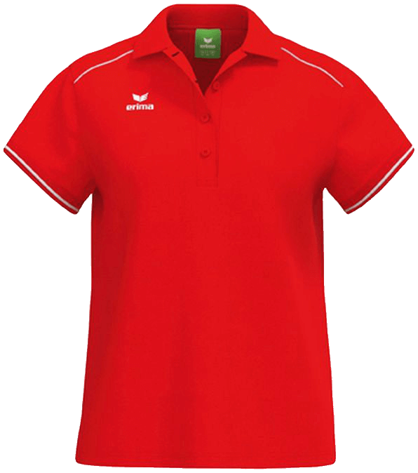 Erima Poloshirt CMPT, 38, rot/weiß