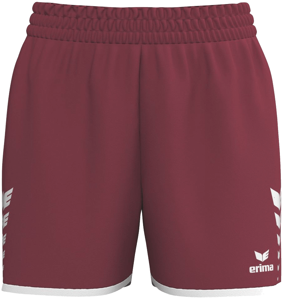 Erima Shorts Wings, 38, weinrot/weiß