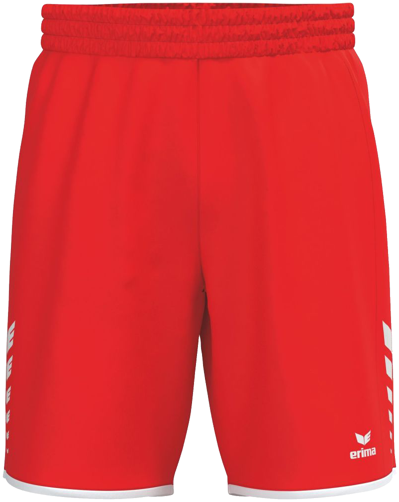 Erima Shorts Wings, 164, rot/weiß