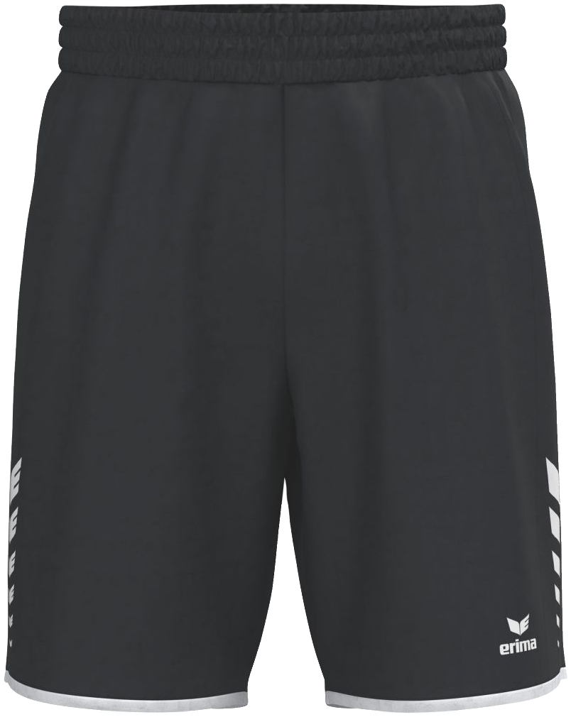 Erima Shorts Wings, 164, schwarz/weiß