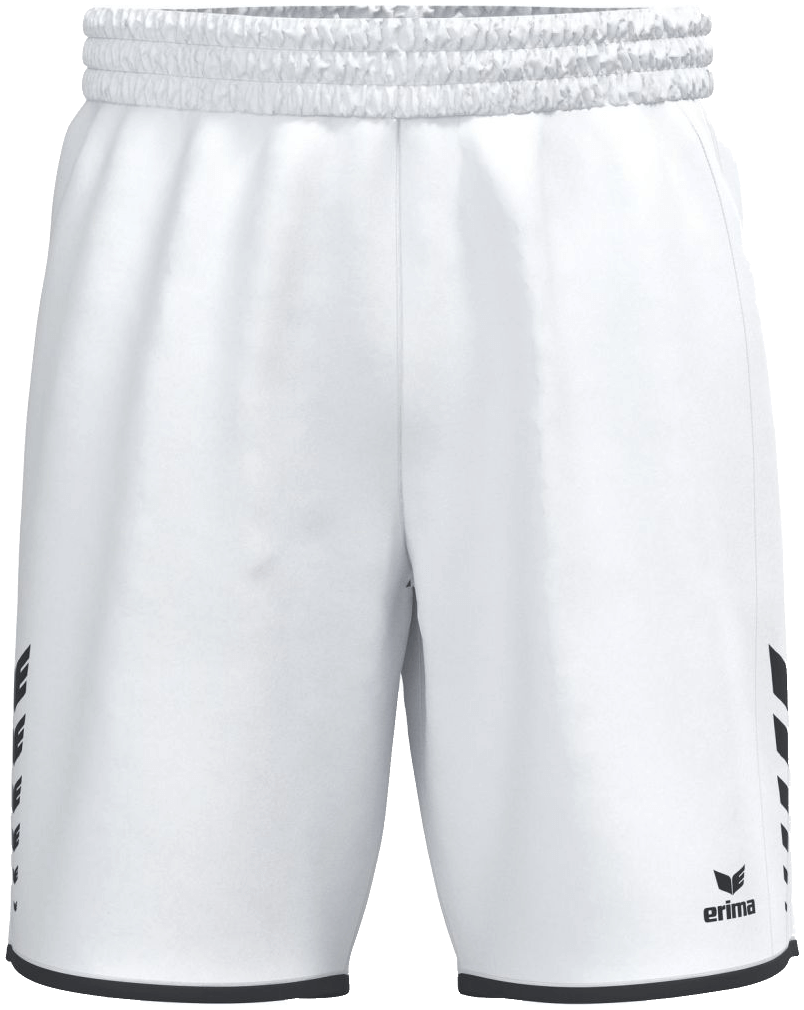 Erima Shorts Wings, 164, weiß/schwarz