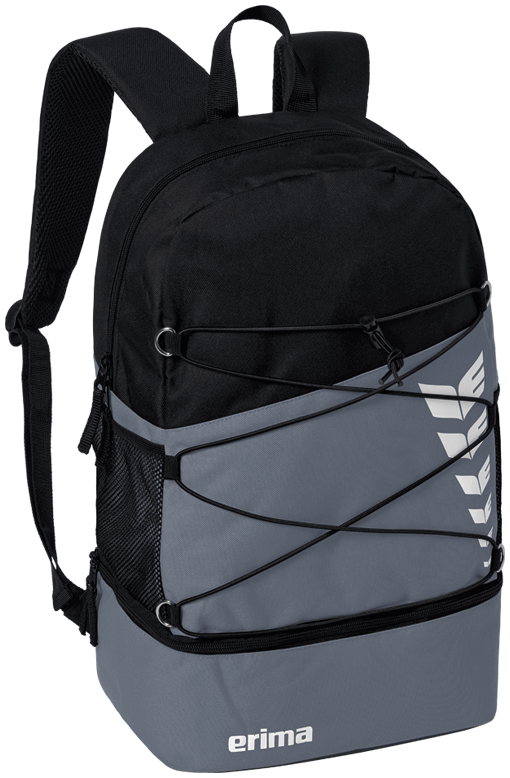 Erima Six Wings Rucksack Six Wings, One Size, grau/schwarz