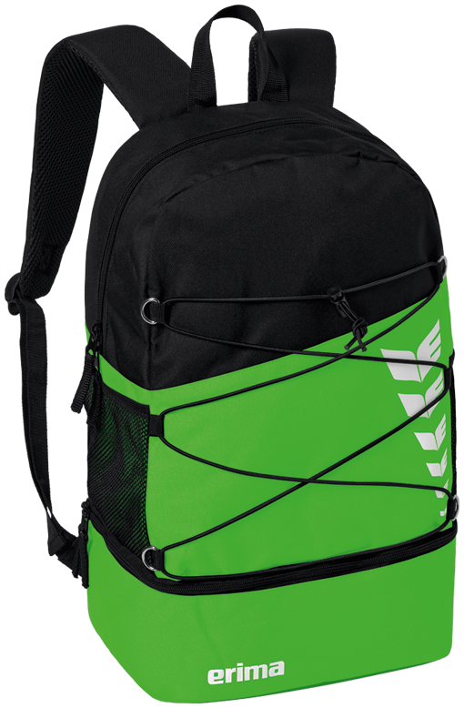 Erima Six Wings Rucksack Six Wings, One Size, hellgrün/schwarz