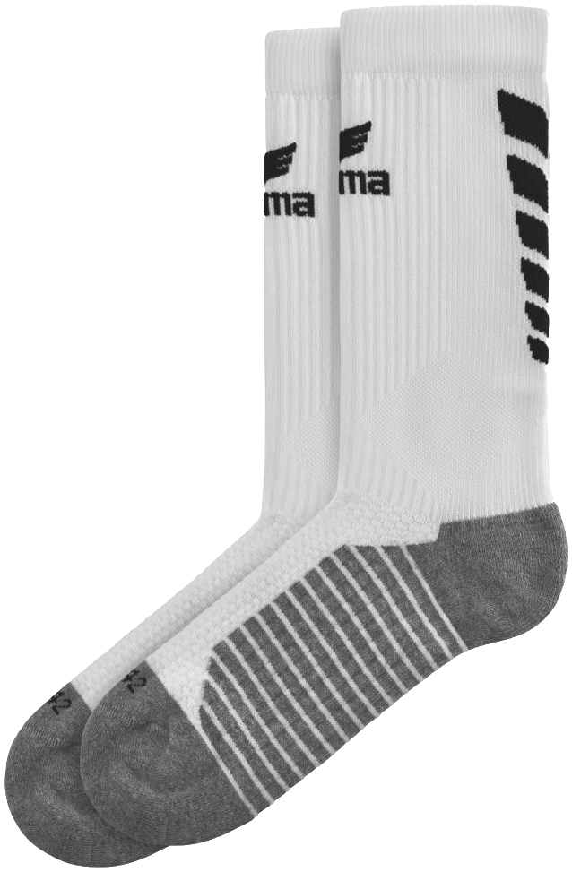 Erima Six Wings Socken, 47-50, weiß/schwarz