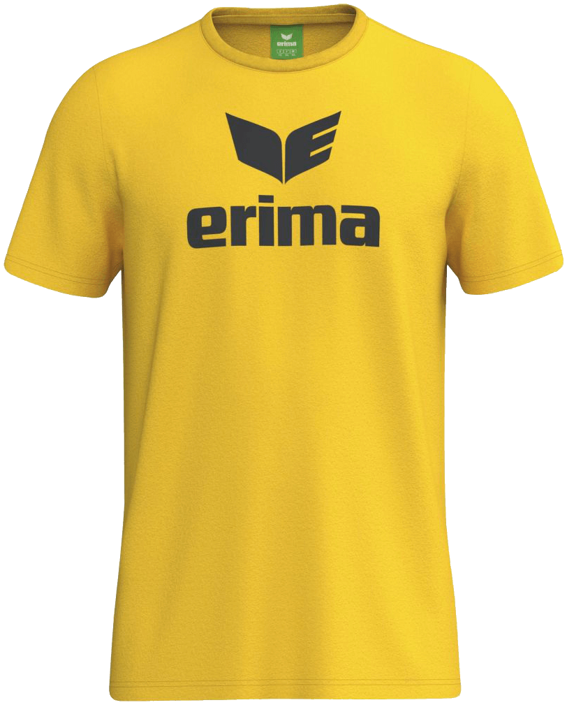 Erima T-Shirt Promo, 164, gelb/schwarz