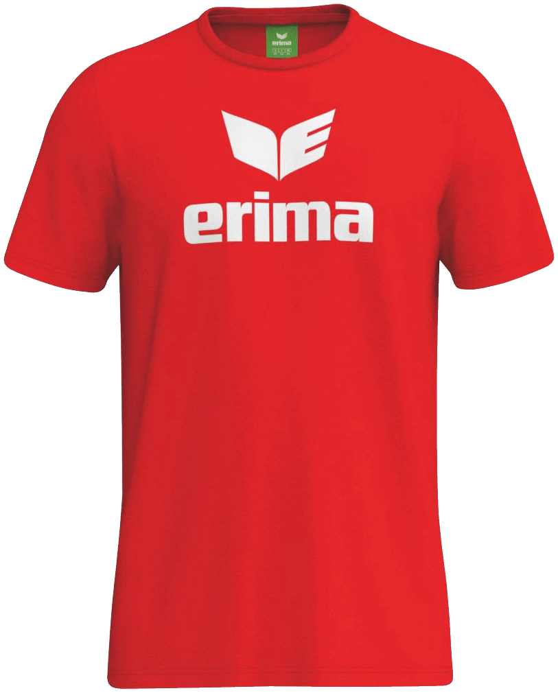 Erima T-Shirt Promo, 164, rot/weiß
