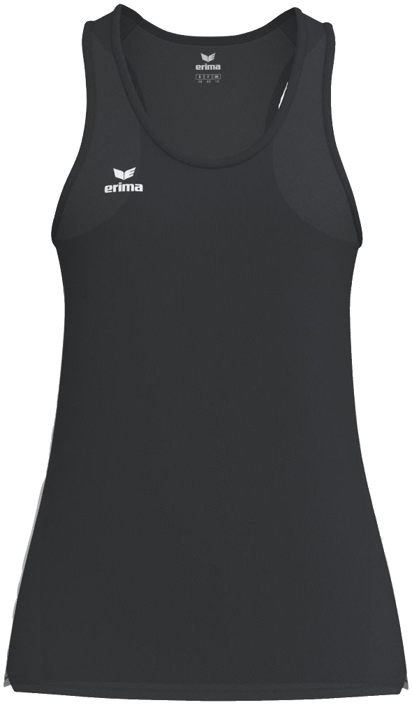 Erima Tanktop T&F Wings, 38, schwarz/weiß
