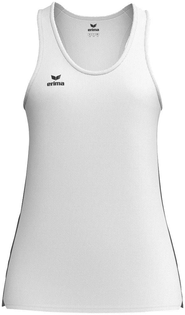 Erima Tanktop T&F Wings, 38, weiß/schwarz