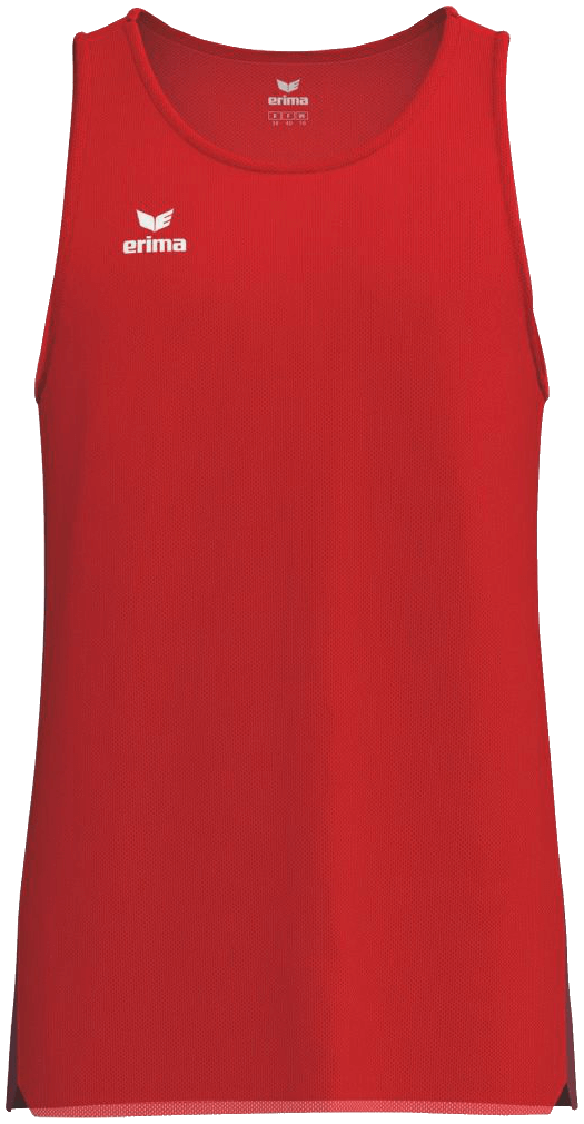 Erima Tanktop T&F Wings, 164, rot/weiß