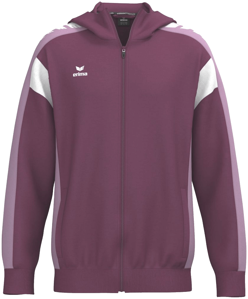 Erima Trainingsjacke mit Kapuze Celebrate 125, 3XL, weinrot/weiß