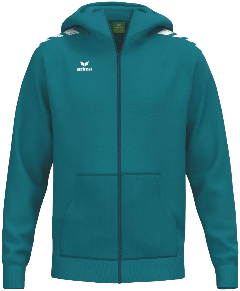 Erima Trainingsjacke mit Kapuze CMPT Wings, 152, türkis
