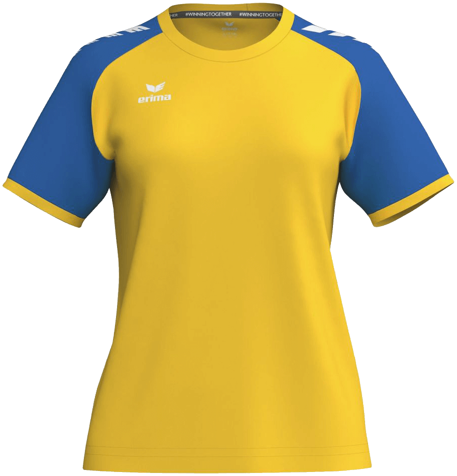 Erima Trainingsshirt Wings, 38, gelb/blau