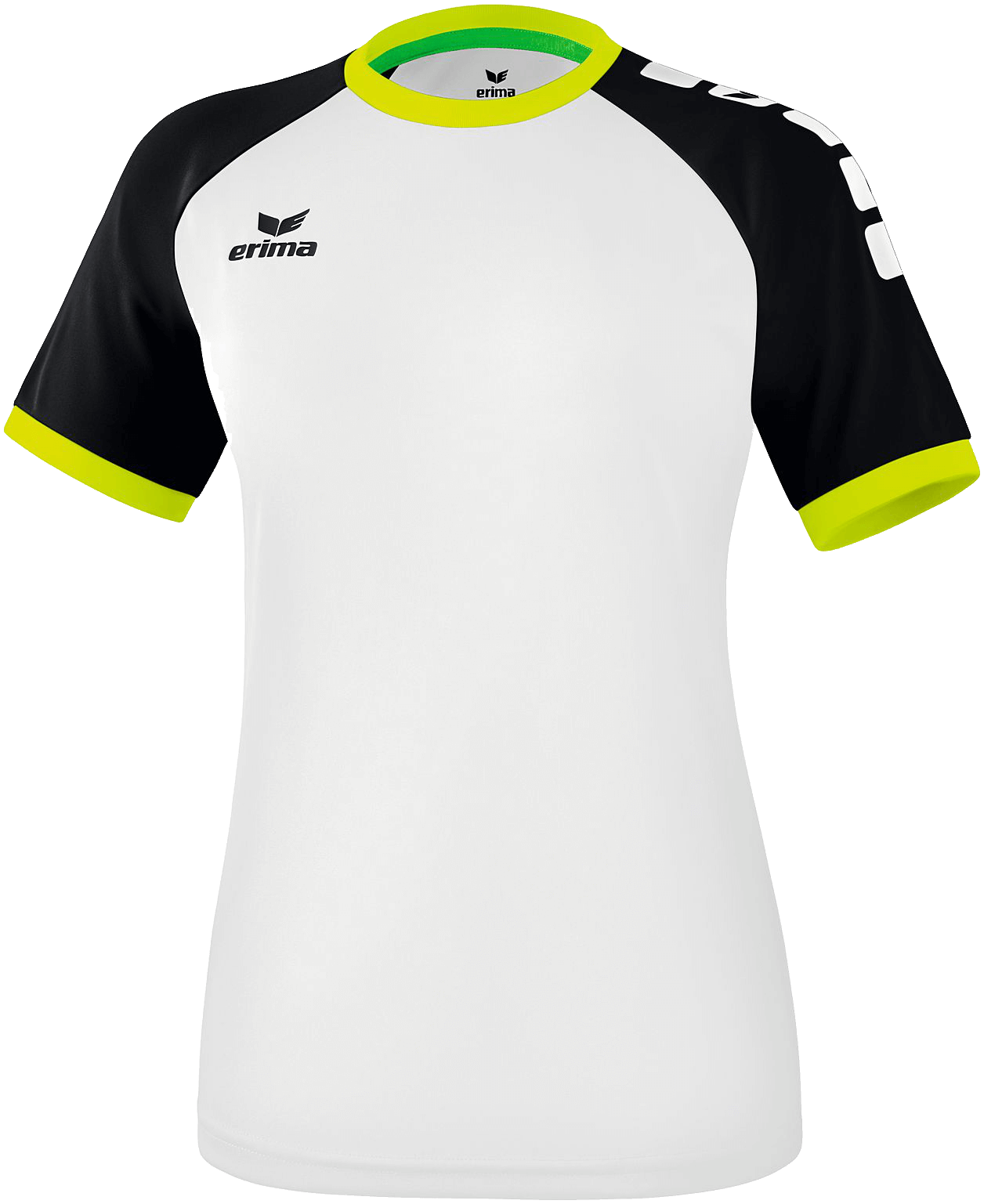 Erima Trikot Zenari 3.0, 38, weiß/schwarz/hellgrün