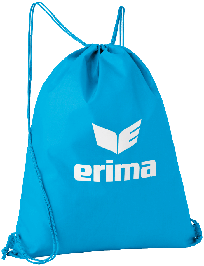 Erima Turnbeutel Club 5 Line, 50,0 cm, hellblau/weiß