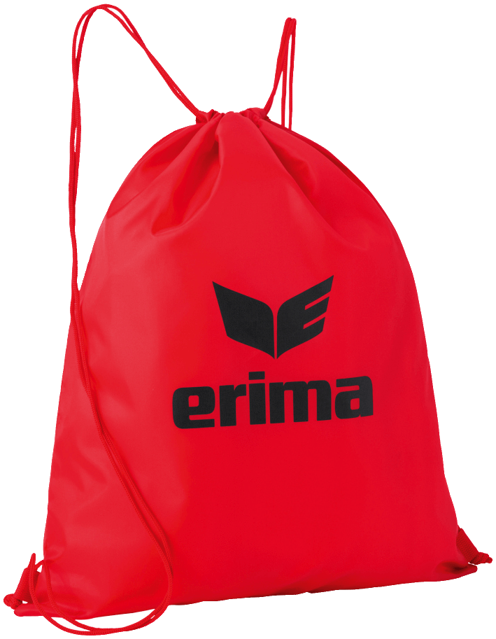 Erima Turnbeutel Club 5 Line, 50,0 cm, rot/schwarz