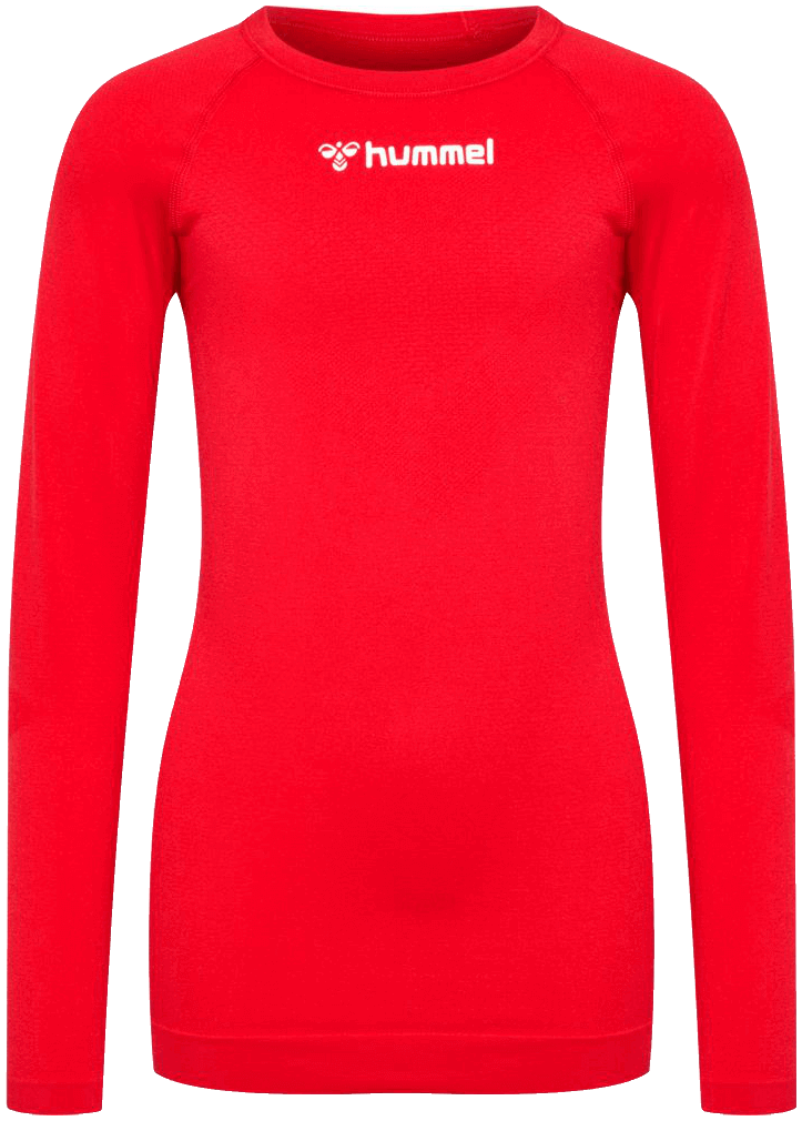 Hummel Comfort 2.0 Unterziehshirt Baselayer, 164, rot/weiß